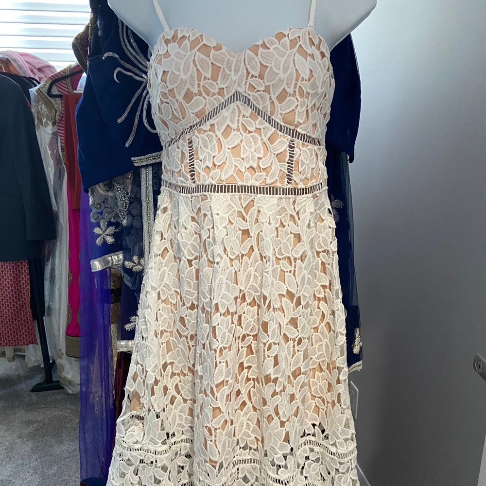 Summer Dress with Nude Lining